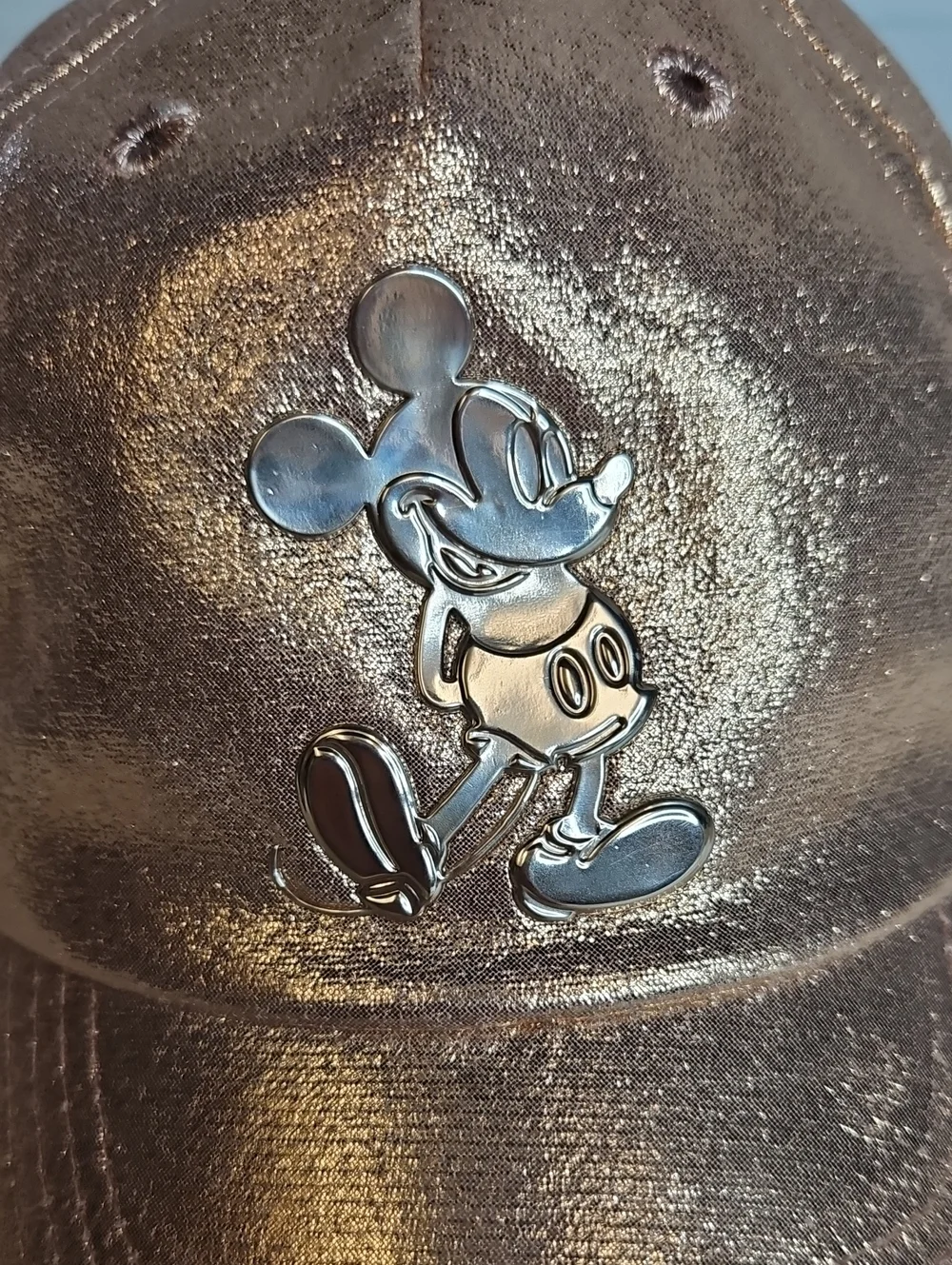 EXCLUSIVE MICKEY MOUSE ROSE GOLD GIRLS / TODDLERS  BASEBALL CAP